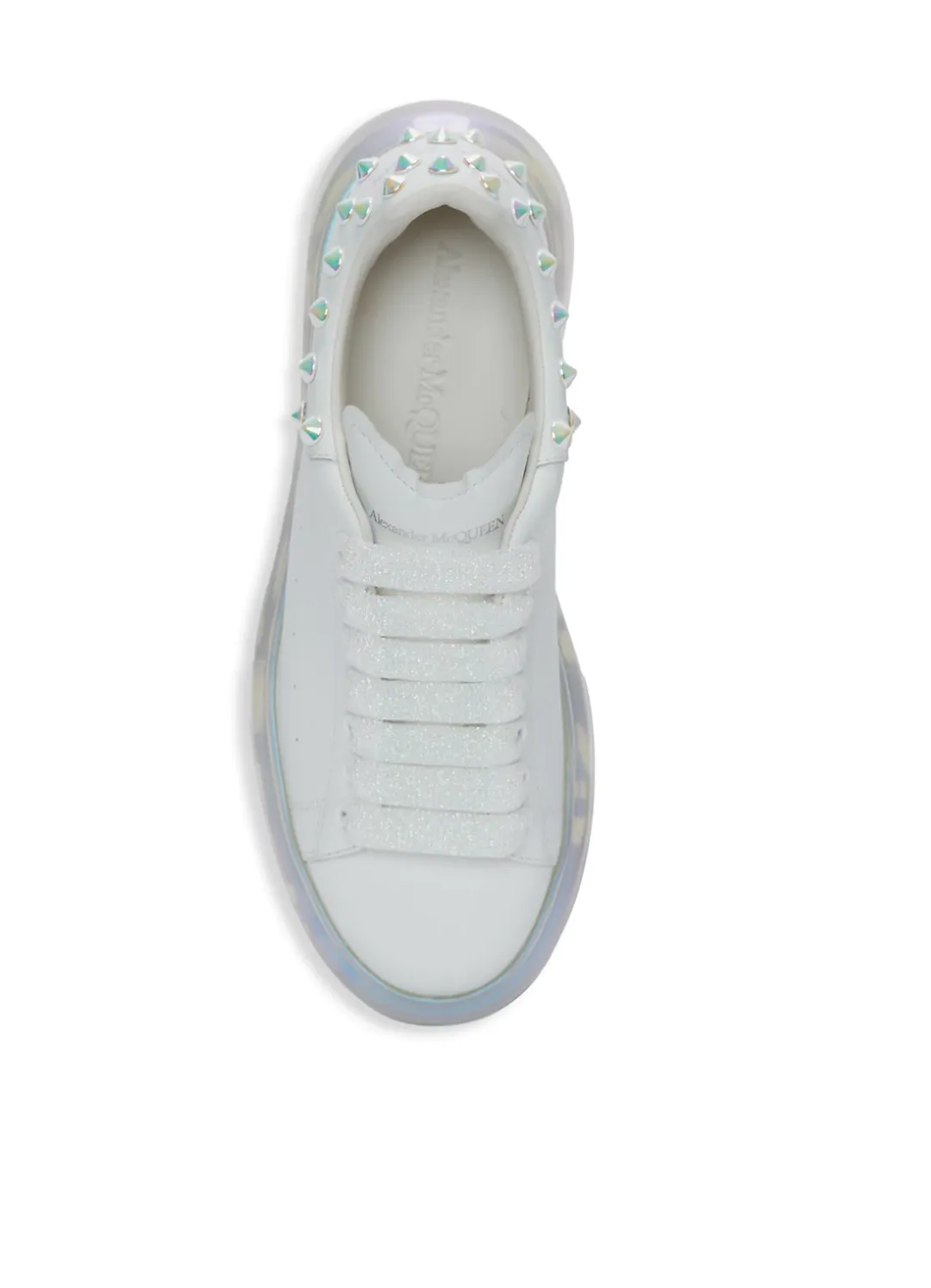 Alexander McQueen Iridescent Transparent Oversized Sneakers