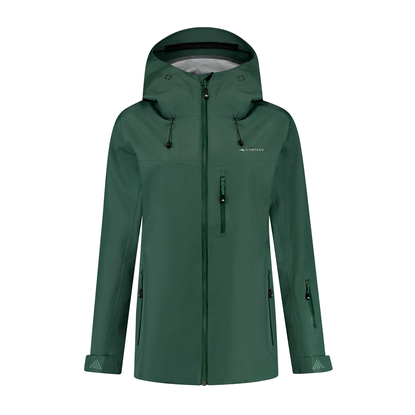 All weather Hardshell Jacket Dark Green | Women