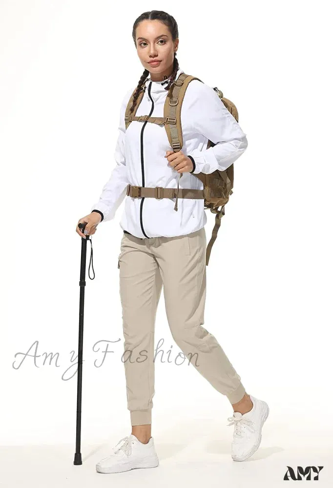 Amy Fashion - Cargo Hiking Pants Lightweight Joggers Quick Dry Capris