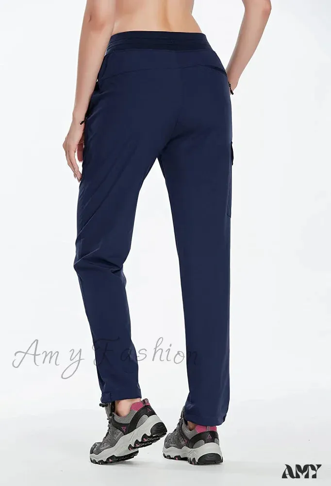 Amy Fashion - Cargo Hiking Pants Lightweight Joggers Quick Dry Capris