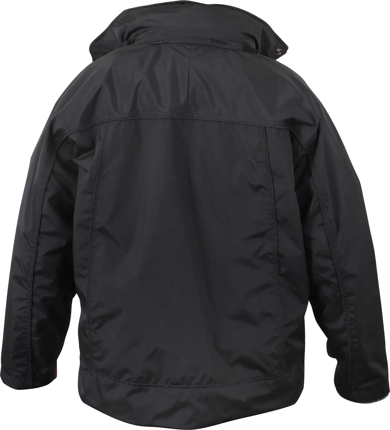 Black - Military Waterproof All Weather 3 Season Jacket