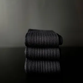 Black Wool Socks