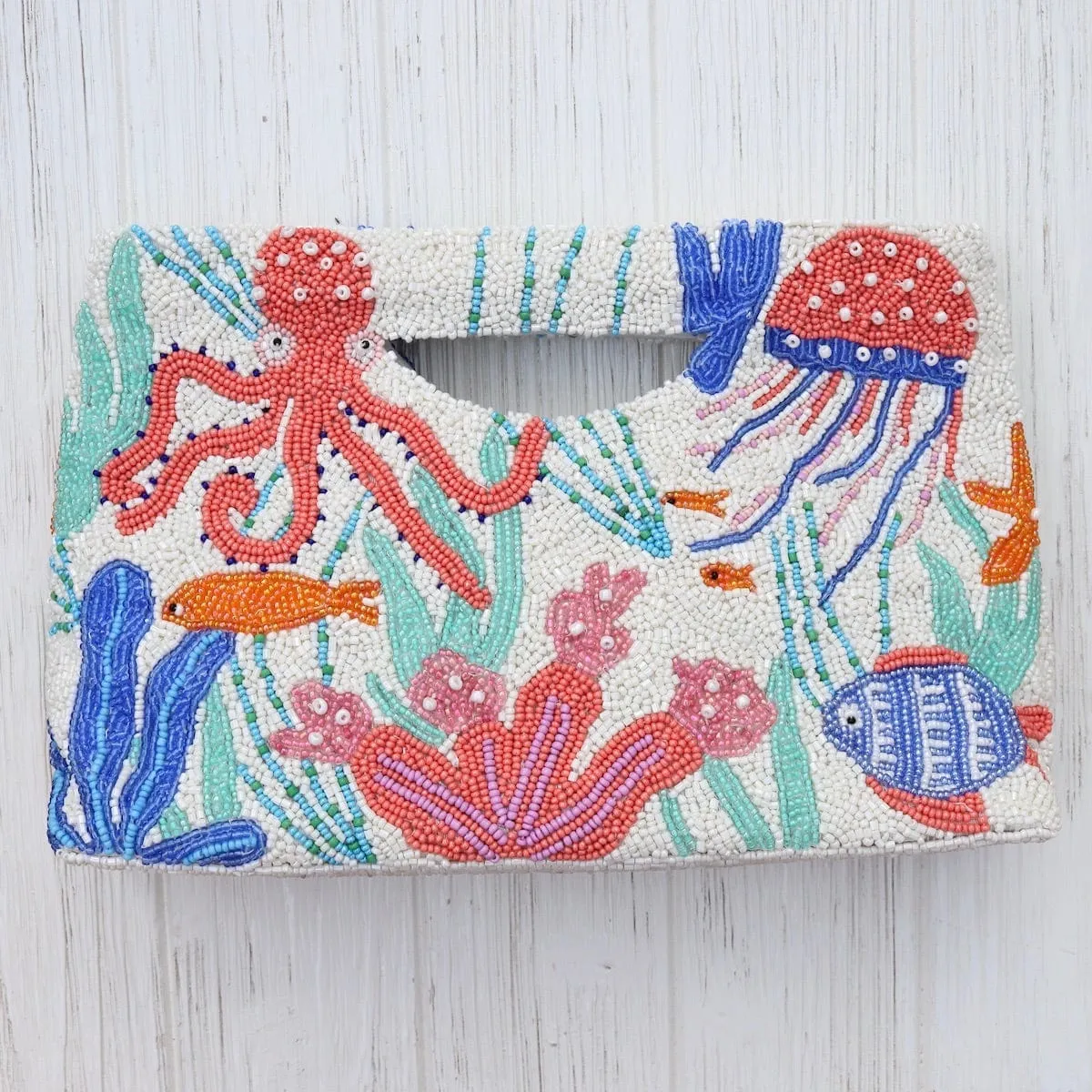 Cut Out Handle Clutch in Under the Sea