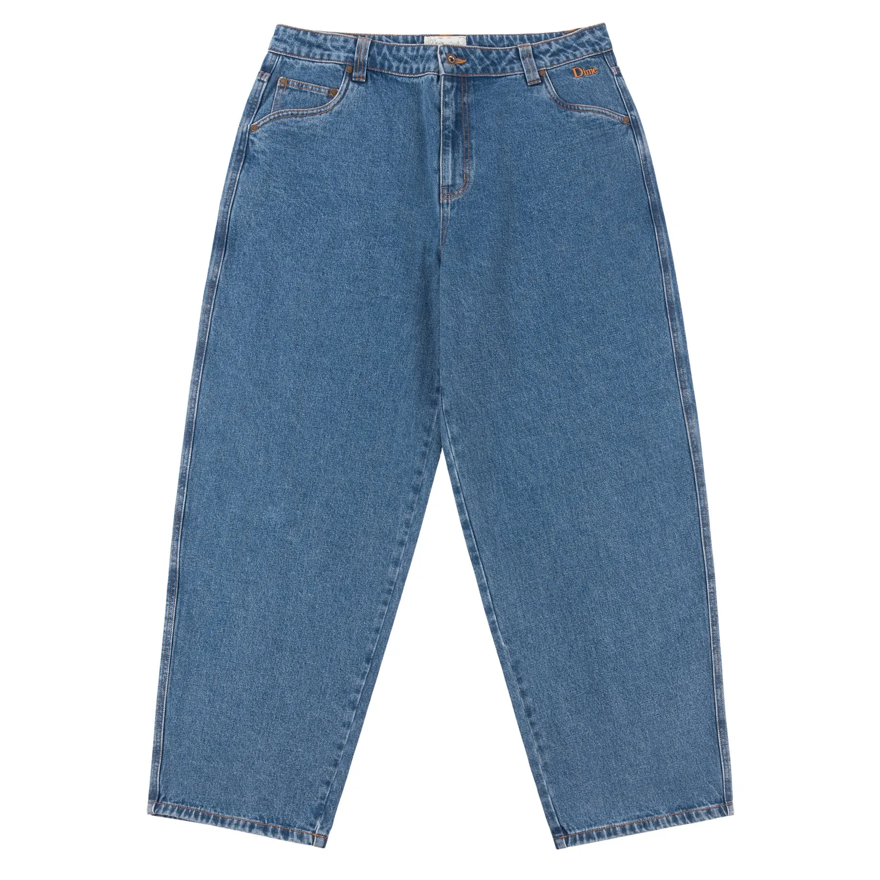 Dime Classic Baggy Denim Pants - Indigo Washed