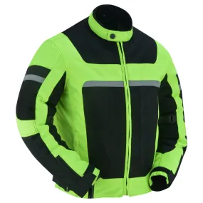 DS763 Men's Racer Mesh Jacket - High Vis