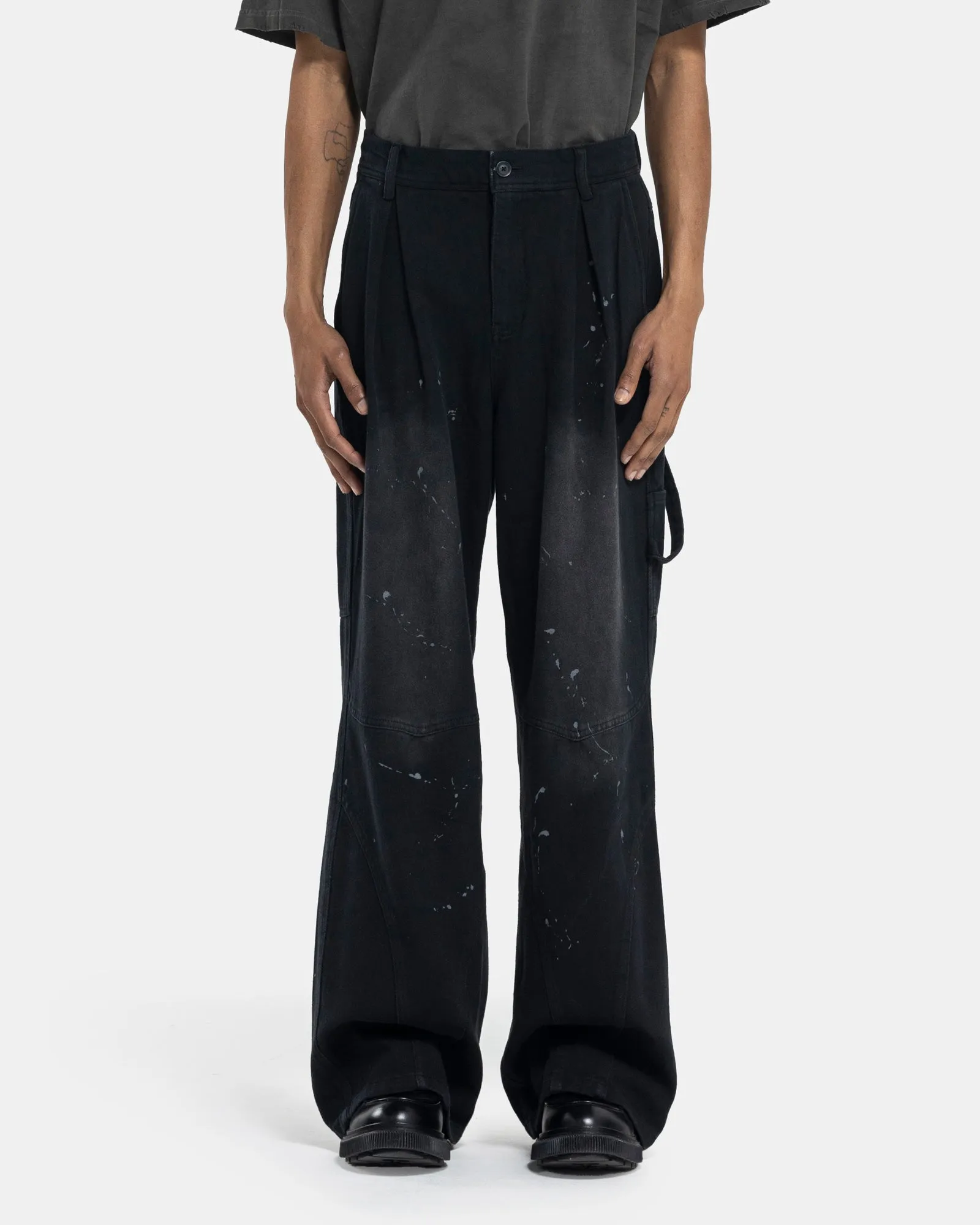 E Painter Pants in Black