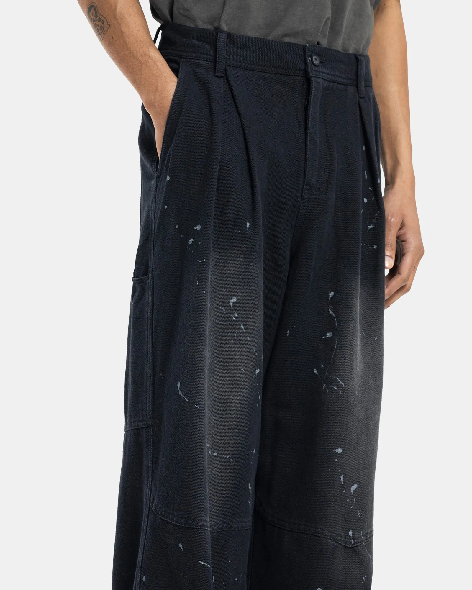 E Painter Pants in Black