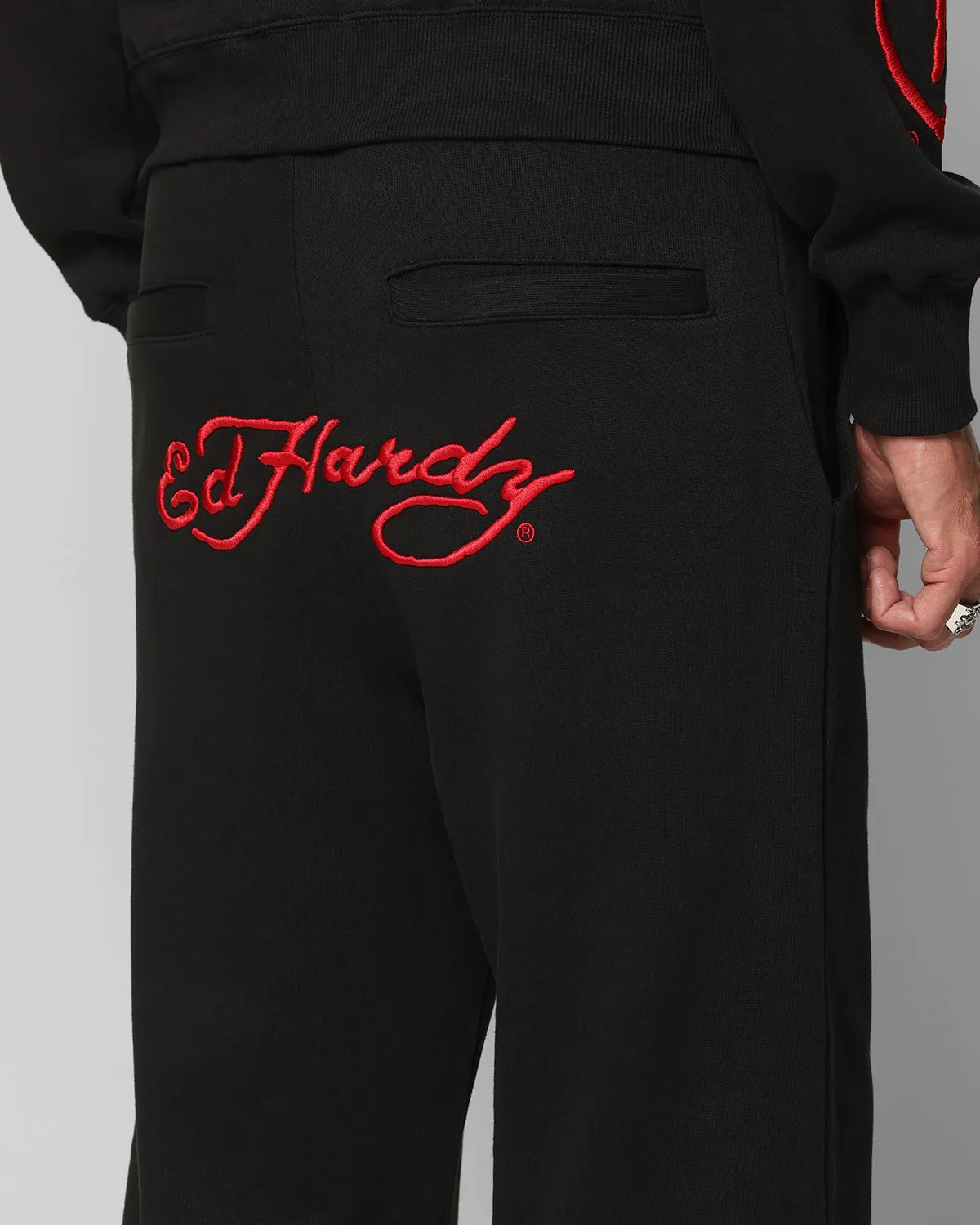 Ed Hardy Ed Hardy Track Pants Black