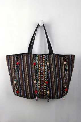 Embroidered Tribal Carryall Bag