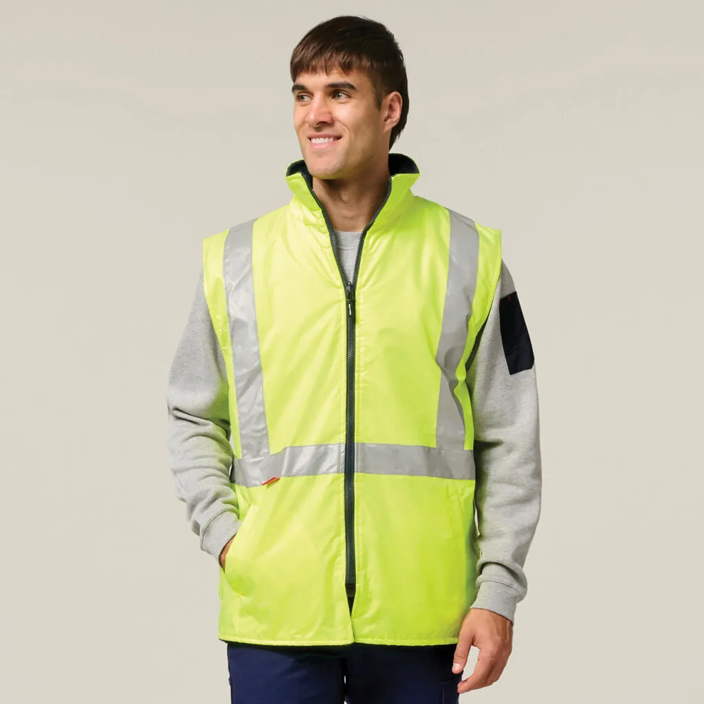 Hard Yakka Hi-Vis 4-In-1 Taped Wet Weather Jacket (Y06057)