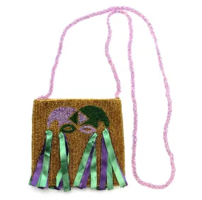 Jester Mask Bag Beaded