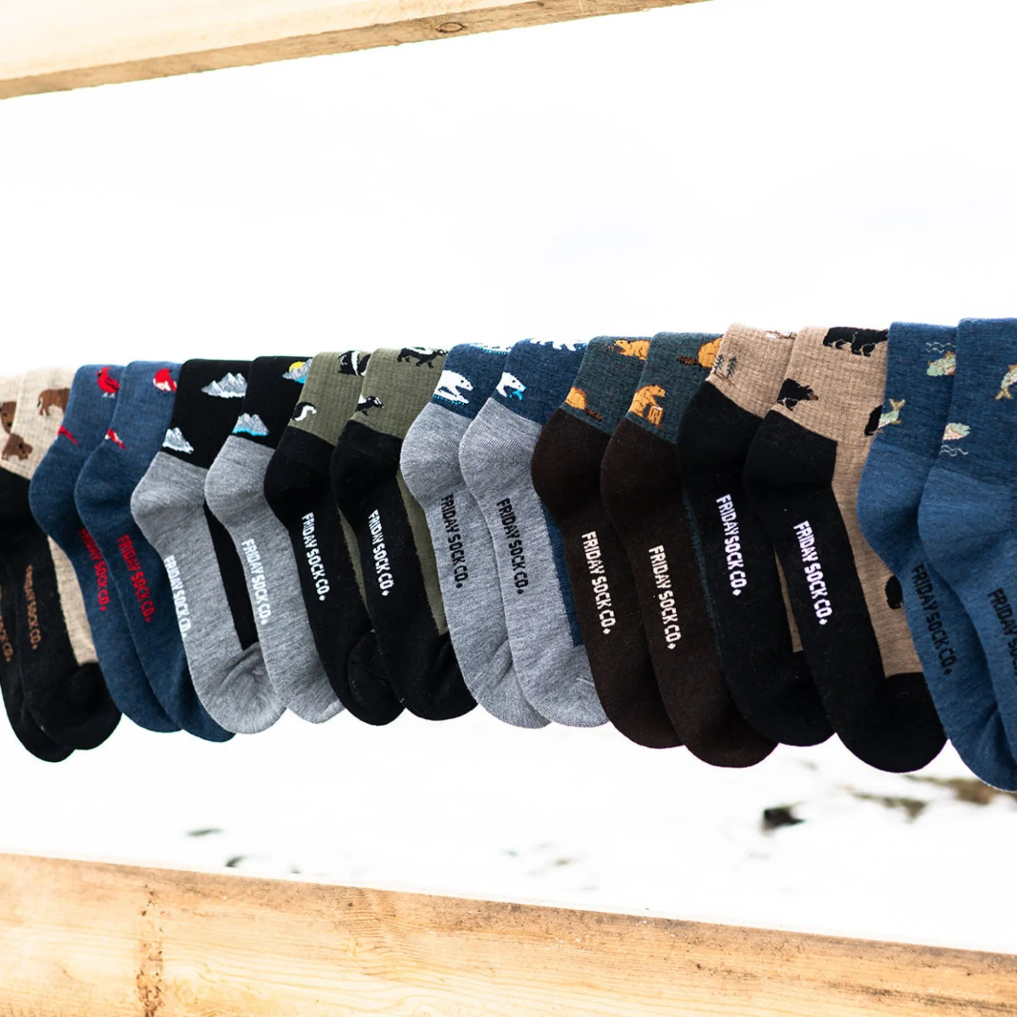 Men's Bison Merino Wool Socks