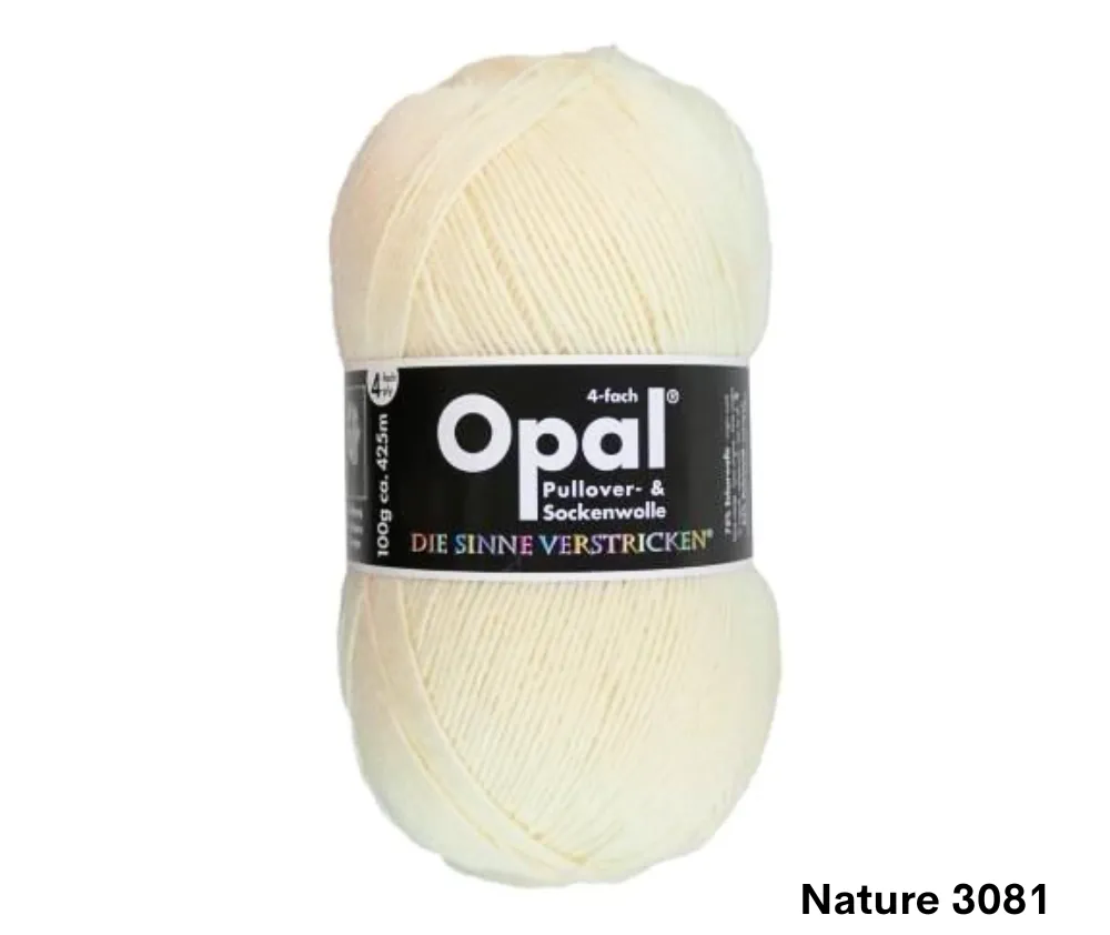 Opal Uni Plain Sock Yarn 4ply - Various Colours