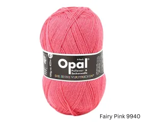 Opal Uni Plain Sock Yarn 4ply - Various Colours