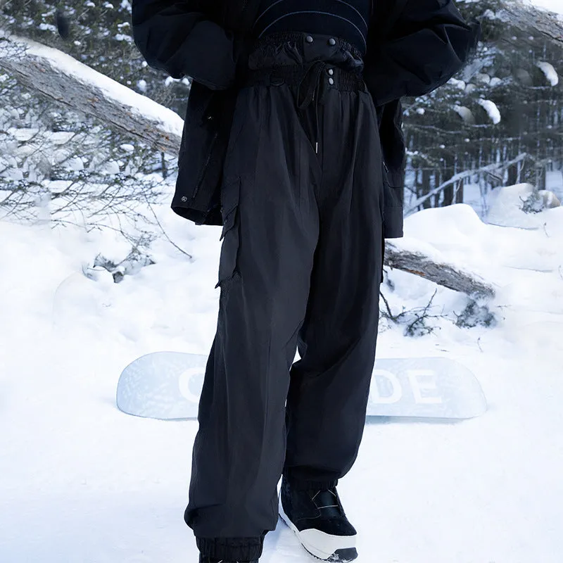 Plush Adult Freestyle Baggy Ski Pants Insulated Snowboard Pants