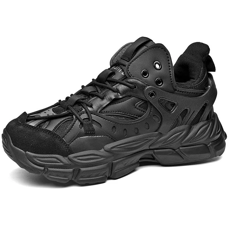 Street Style Chunky High Cushioning Sports Sneakers