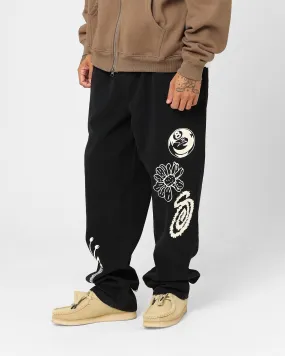 Stussy Icon Beach Pants Black