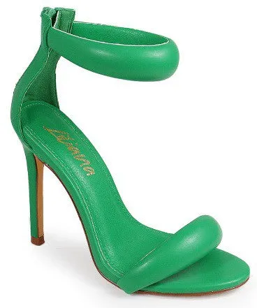 TISHA-112 Green Faux Leather