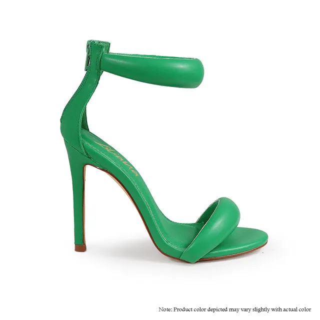 TISHA-112 Green Faux Leather