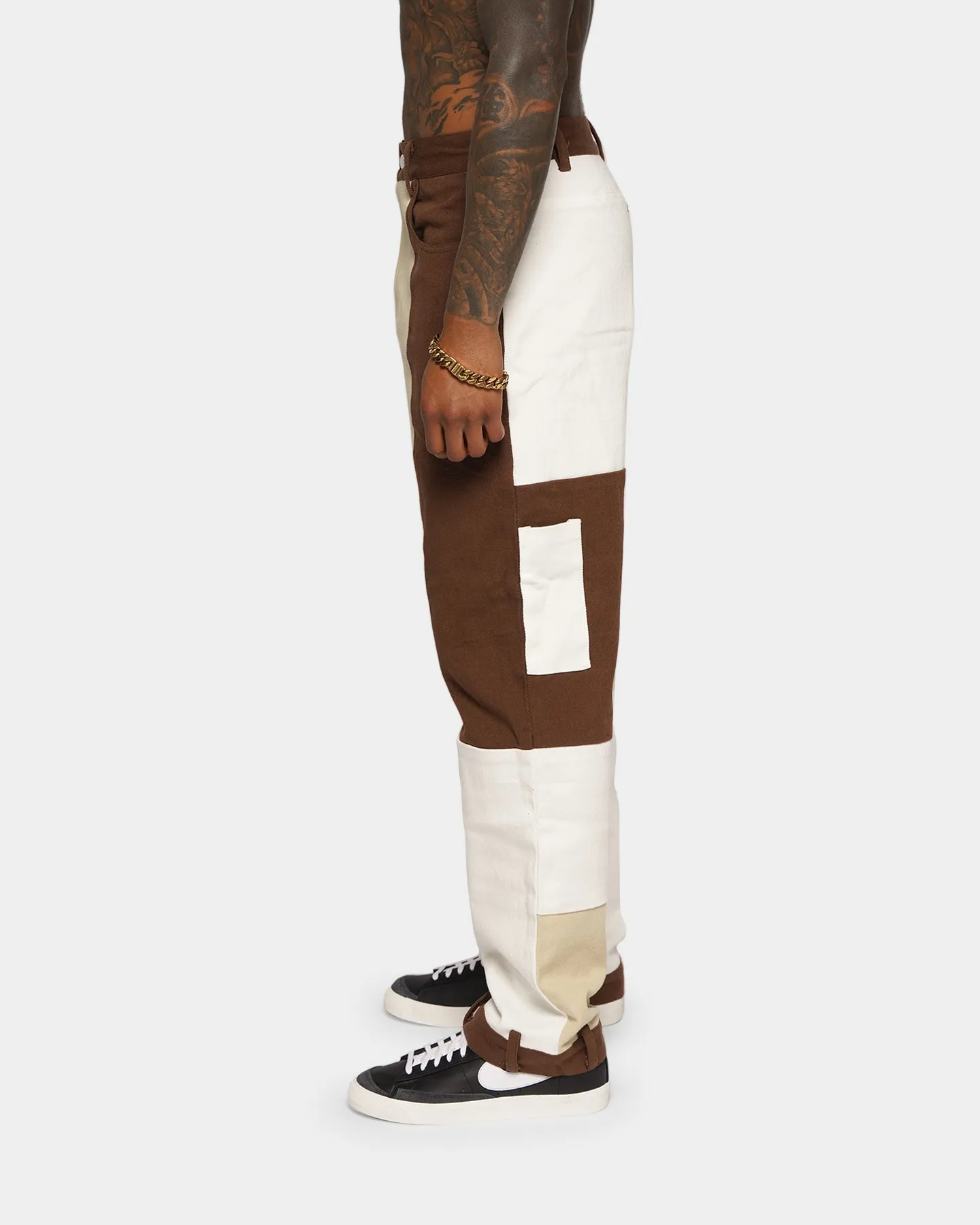 XXIII Josue Patchwork Jeans Brown